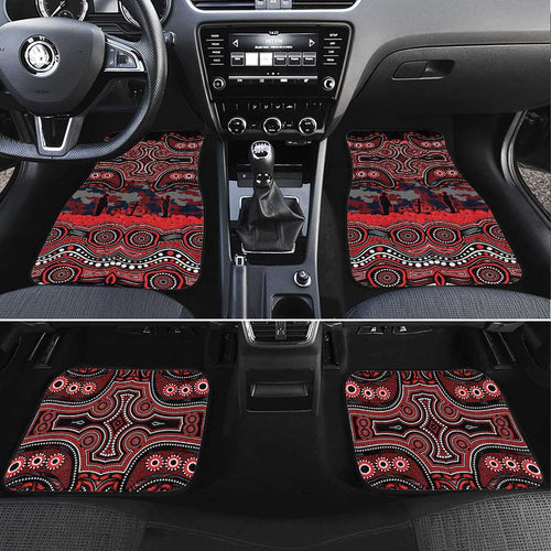 ANZAC Day St George Illawarra Dragons Car Mats Military Memorial Aboriginal Indigenous Art