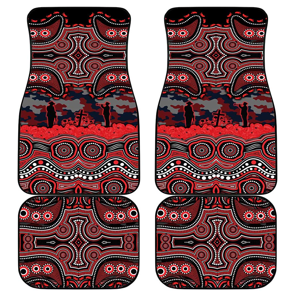 ANZAC Day St George Illawarra Dragons Car Mats Military Memorial Aboriginal Indigenous Art
