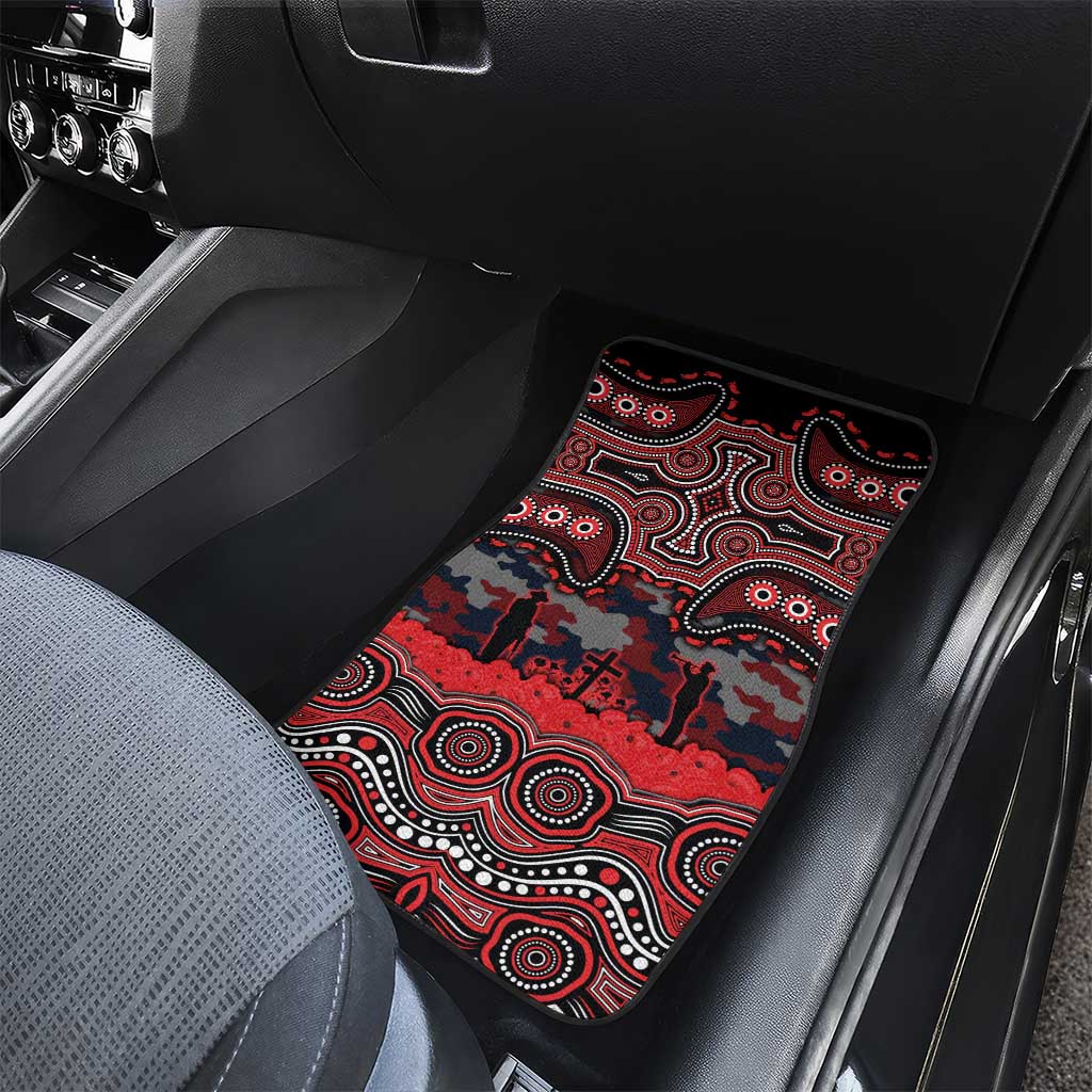 ANZAC Day St George Illawarra Dragons Car Mats Military Memorial Aboriginal Indigenous Art
