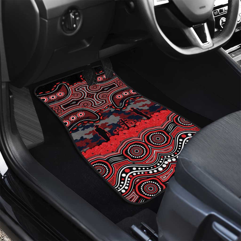 ANZAC Day St George Illawarra Dragons Car Mats Military Memorial Aboriginal Indigenous Art