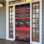 ANZAC Day St George Illawarra Dragons Door Cover Military Memorial Aboriginal Indigenous Art