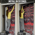 ANZAC Day St George Illawarra Dragons Door Cover Military Memorial Aboriginal Indigenous Art