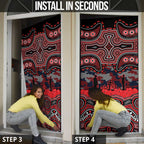 ANZAC Day St George Illawarra Dragons Door Cover Military Memorial Aboriginal Indigenous Art