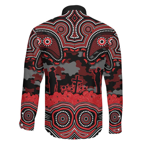 ANZAC Day St George Illawarra Dragons Family Matching Mermaid Dress and Hawaiian Shirt Military Memorial Aboriginal Indigenous Art