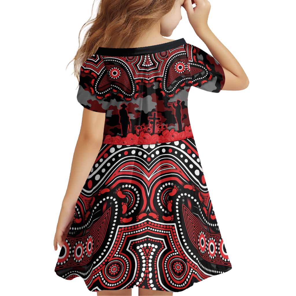 ANZAC Day St George Illawarra Dragons Family Matching Summer Maxi Dress and Hawaiian Shirt Military Memorial Aboriginal Indigenous Art