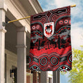ANZAC Day St George Illawarra Dragons Garden Flag Military Memorial Aboriginal Indigenous Art