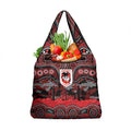 ANZAC Day St George Illawarra Dragons Grocery Bag Military Memorial Aboriginal Indigenous Art