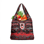 ANZAC Day St George Illawarra Dragons Grocery Bag Military Memorial Aboriginal Indigenous Art