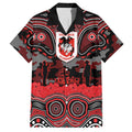 ANZAC Day St George Illawarra Dragons Hawaiian Shirt Military Memorial Aboriginal Indigenous Art