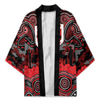 ANZAC Day St George Illawarra Dragons Kimono Military Memorial Aboriginal Indigenous Art