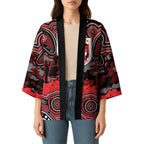 ANZAC Day St George Illawarra Dragons Kimono Military Memorial Aboriginal Indigenous Art