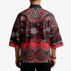 ANZAC Day St George Illawarra Dragons Kimono Military Memorial Aboriginal Indigenous Art