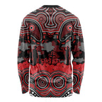 ANZAC Day St George Illawarra Dragons Long Sleeve Shirt Military Memorial Aboriginal Indigenous Art