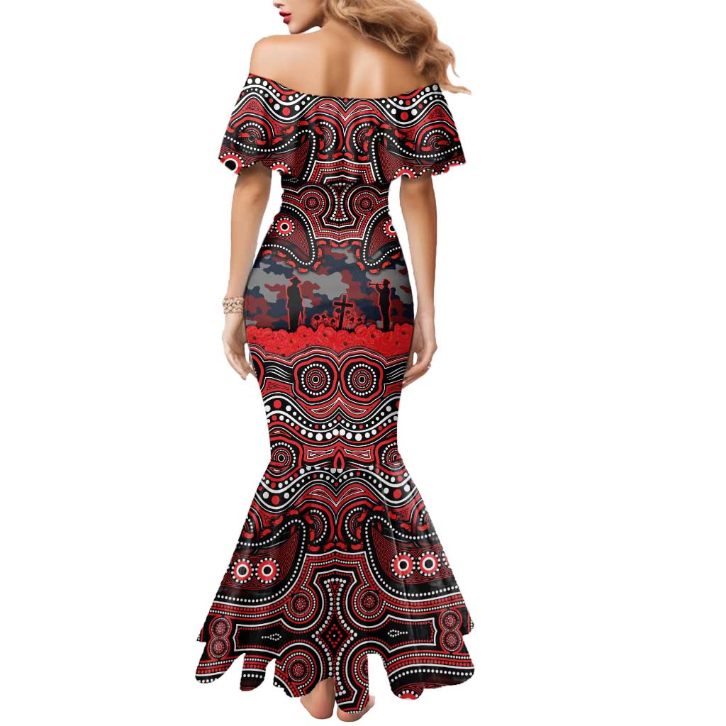 ANZAC Day St George Illawarra Dragons Mermaid Dress Military Memorial Aboriginal Indigenous Art