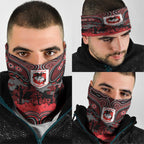 ANZAC Day St George Illawarra Dragons Neck Gaiter Military Memorial Aboriginal Indigenous Art