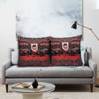 ANZAC Day St George Illawarra Dragons Pillow Cover Military Memorial Aboriginal Indigenous Art