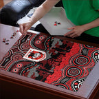 ANZAC Day St George Illawarra Dragons Puzzle Military Memorial Aboriginal Indigenous Art