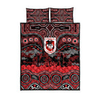 ANZAC Day St George Illawarra Dragons Quilt Bed Set Military Memorial Aboriginal Indigenous Art