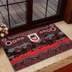 ANZAC Day St George Illawarra Dragons Rubber Doormat Military Memorial Aboriginal Indigenous Art