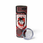 ANZAC Day St George Illawarra Dragons Skinny Tumbler Military Memorial Aboriginal Indigenous Art