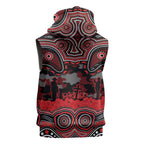 ANZAC Day St George Illawarra Dragons Sleeveless Hoodie Military Memorial Aboriginal Indigenous Art