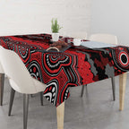ANZAC Day St George Illawarra Dragons Tablecloth Military Memorial Aboriginal Indigenous Art