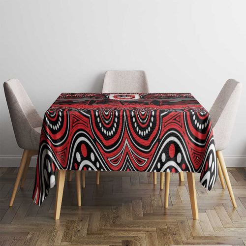 ANZAC Day St George Illawarra Dragons Tablecloth Military Memorial Aboriginal Indigenous Art