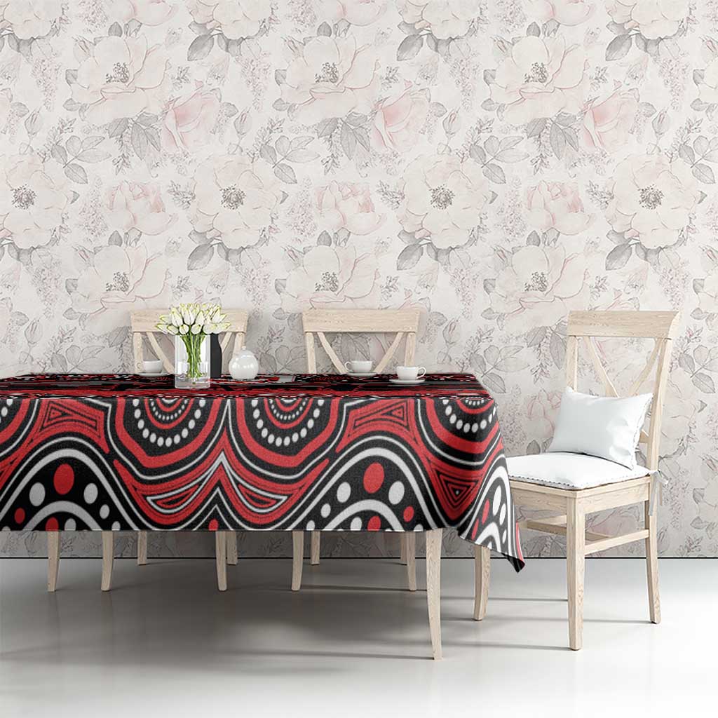 ANZAC Day St George Illawarra Dragons Tablecloth Military Memorial Aboriginal Indigenous Art