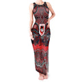 ANZAC Day St George Illawarra Dragons Tank Maxi Dress Military Memorial Aboriginal Indigenous Art