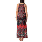 ANZAC Day St George Illawarra Dragons Tank Maxi Dress Military Memorial Aboriginal Indigenous Art
