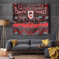 ANZAC Day St George Illawarra Dragons Tapestry Military Memorial Aboriginal Indigenous Art
