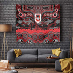 ANZAC Day St George Illawarra Dragons Tapestry Military Memorial Aboriginal Indigenous Art