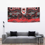 ANZAC Day St George Illawarra Dragons Tapestry Military Memorial Aboriginal Indigenous Art