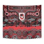 ANZAC Day St George Illawarra Dragons Tapestry Military Memorial Aboriginal Indigenous Art