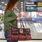ANZAC Day St George Illawarra Dragons Travel Bag Military Memorial Aboriginal Indigenous Art