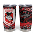ANZAC Day St George Illawarra Dragons Tumbler Cup Military Memorial Aboriginal Indigenous Art