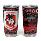 ANZAC Day St George Illawarra Dragons Tumbler Cup Military Memorial Aboriginal Indigenous Art
