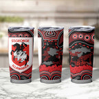 ANZAC Day St George Illawarra Dragons Tumbler Cup Military Memorial Aboriginal Indigenous Art