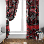 ANZAC Day St George Illawarra Dragons Window Curtain Military Memorial Aboriginal Indigenous Art