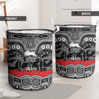 ANZAC Day South Sydney Rabbitohs Laundry Basket Military Memorial Aboriginal Indigenous Art