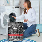 ANZAC Day South Sydney Rabbitohs Laundry Basket Military Memorial Aboriginal Indigenous Art