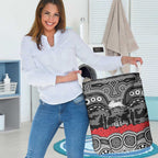ANZAC Day South Sydney Rabbitohs Laundry Basket Military Memorial Aboriginal Indigenous Art
