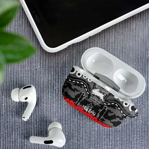ANZAC Day South Sydney Rabbitohs AirPods Case Military Memorial Aboriginal Indigenous Art