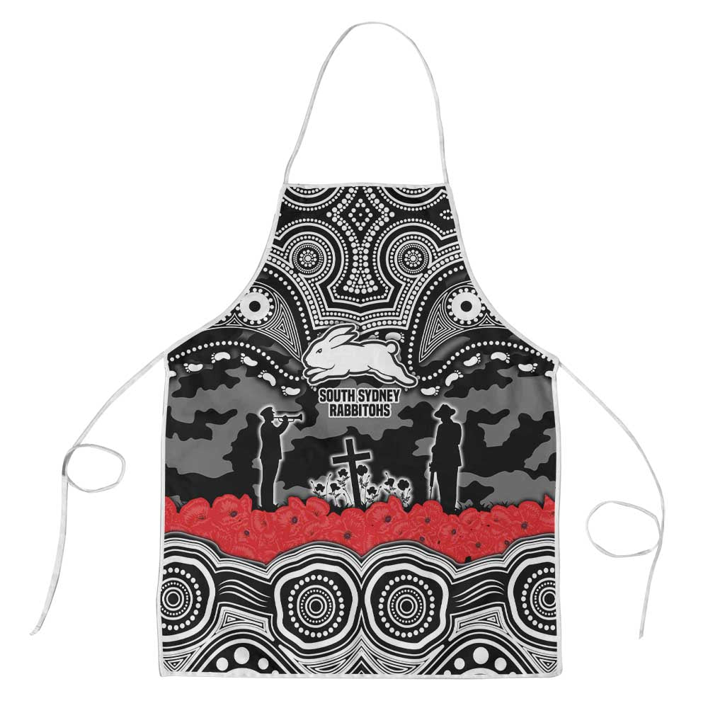 ANZAC Day South Sydney Rabbitohs Apron Military Memorial Aboriginal Indigenous Art