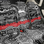 ANZAC Day South Sydney Rabbitohs Back Car Seat Cover Military Memorial Aboriginal Indigenous Art