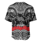ANZAC Day South Sydney Rabbitohs Baseball Jersey Military Memorial Aboriginal Indigenous Art
