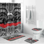 ANZAC Day South Sydney Rabbitohs Bathroom Set Military Memorial Aboriginal Indigenous Art