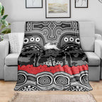 ANZAC Day South Sydney Rabbitohs Blanket Military Memorial Aboriginal Indigenous Art