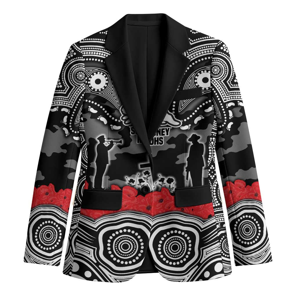 ANZAC Day South Sydney Rabbitohs Blazer Military Memorial Aboriginal Indigenous Art