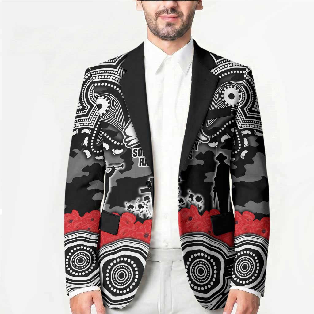 ANZAC Day South Sydney Rabbitohs Blazer Military Memorial Aboriginal Indigenous Art